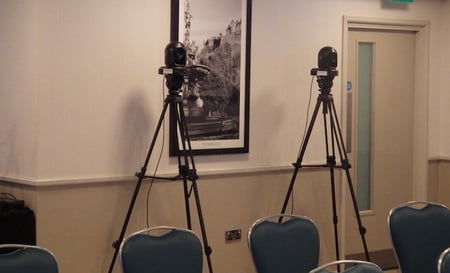 Camera set up by Opus 2